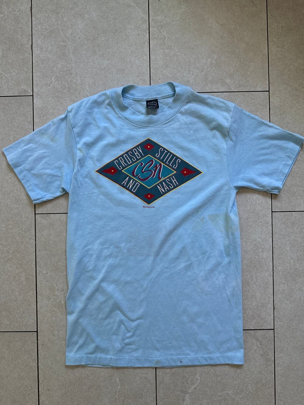 Vintage 1985 Crosby, Stills & Nash Summer Tour T-Shirt - Large